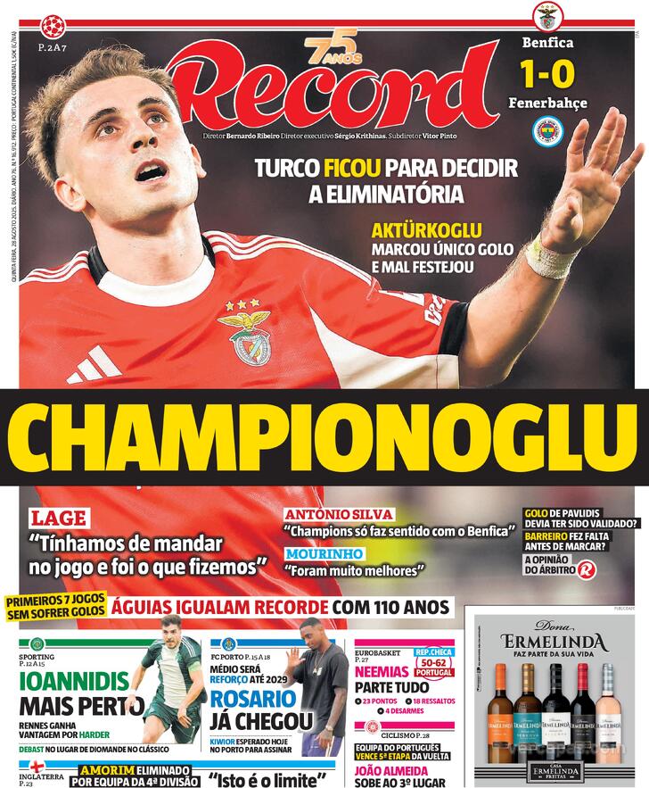 Capa Record - 2025-08-28