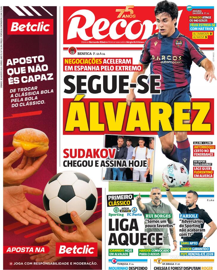 Capa Record - 2025-08-30