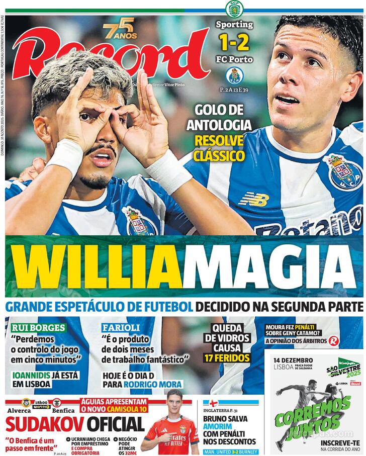 Capa Record - 2025-08-31