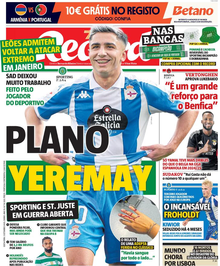 Capa Record - 2025-09-05