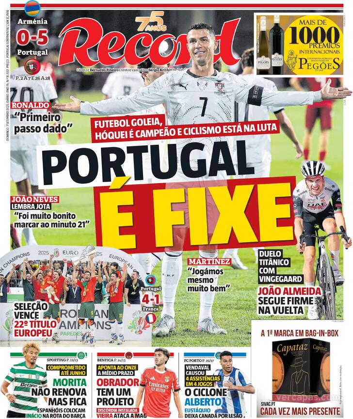 Capa Record - 2025-09-07