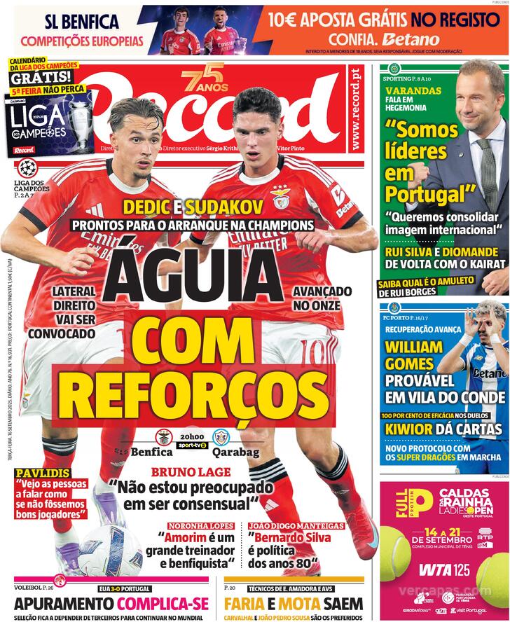 Capa Record - 2025-09-16
