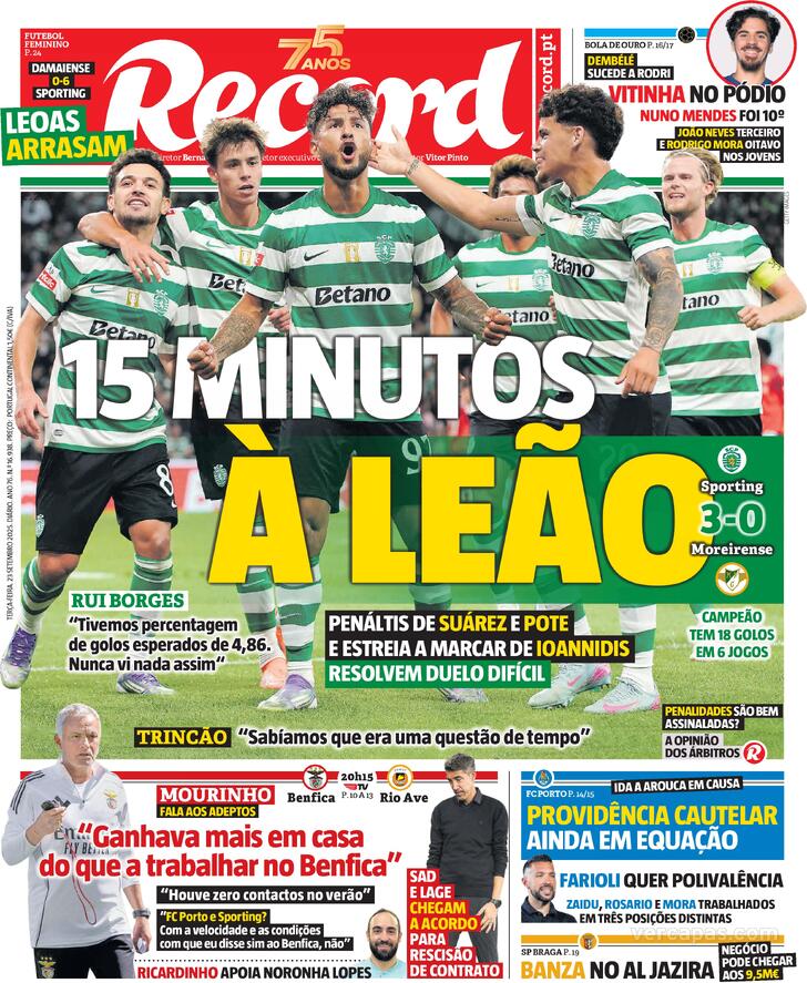 Capa Record - 2025-09-23