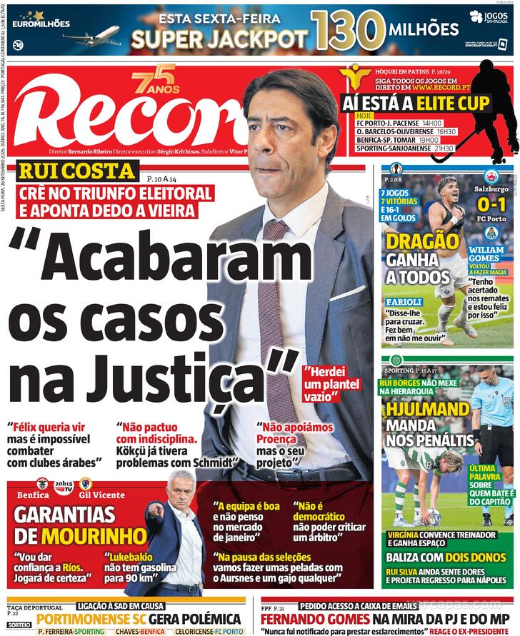 Capa Record - 2025-09-26