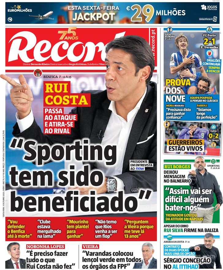 Capa Record - 2025-10-03