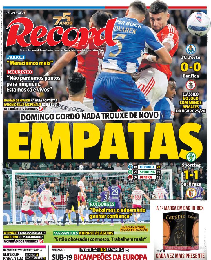 Capa Record - 2025-10-06