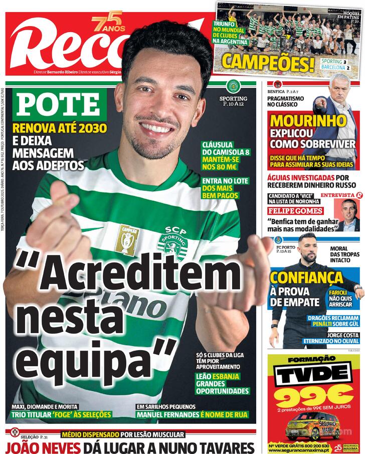 Capa Record - 2025-10-07