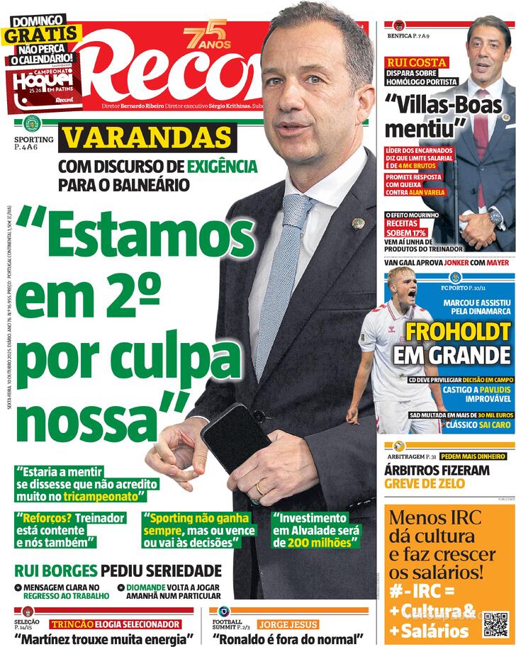 Capa Record - 2025-10-10