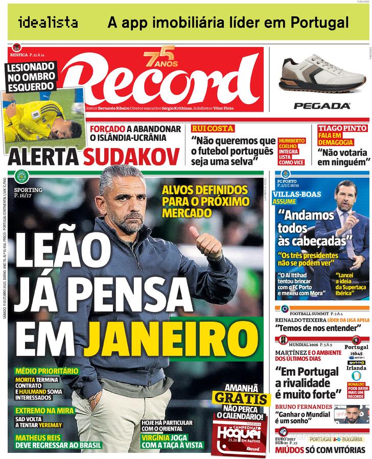 Capa Record - 2025-10-11
