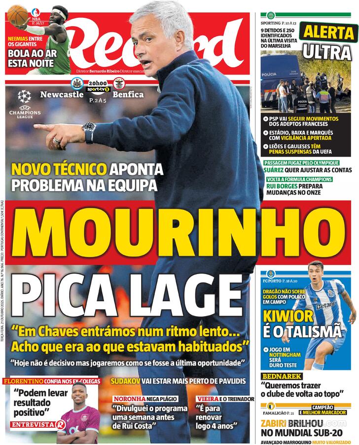 Capa Record - 2025-10-21