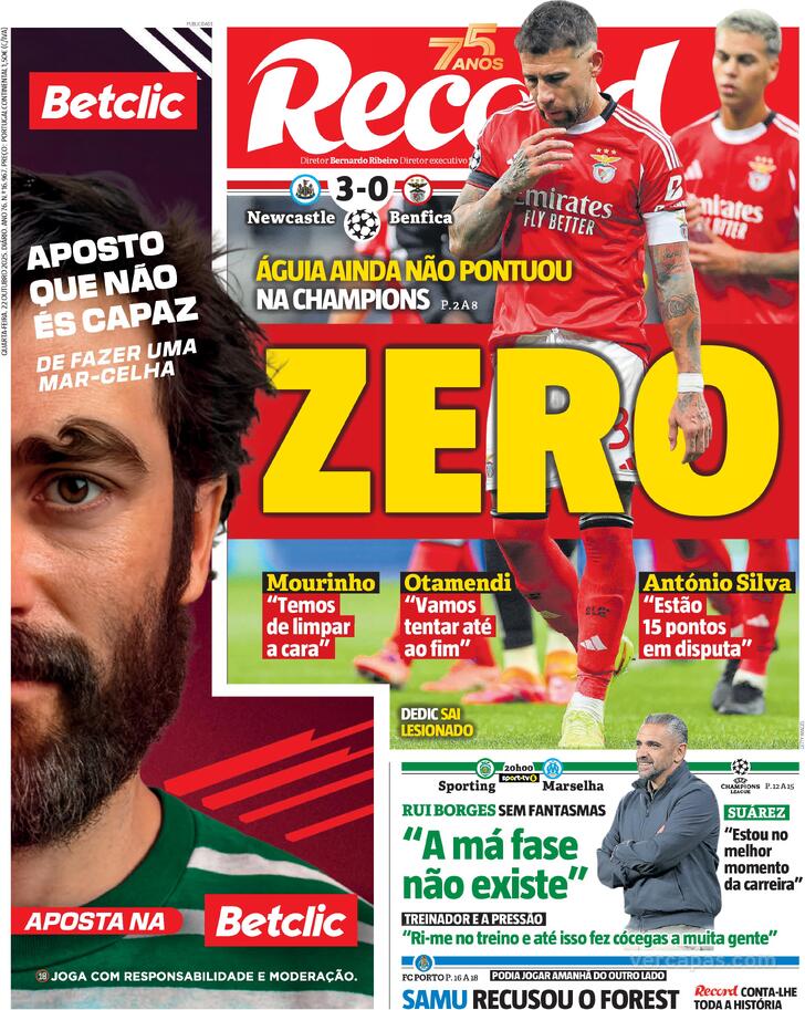 Capa Record - 2025-10-22