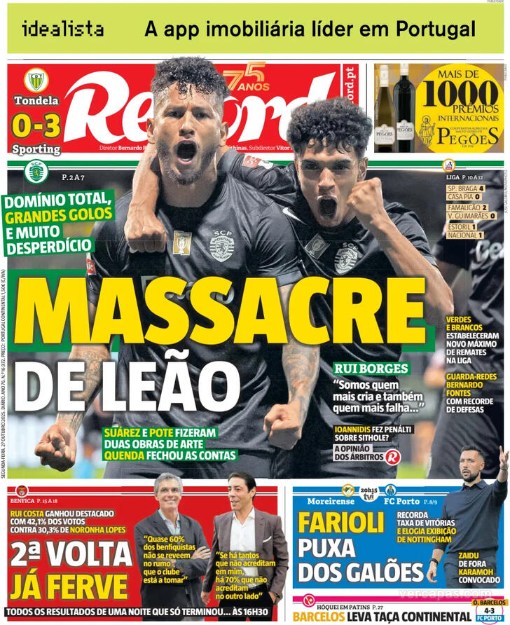 Capa Record - 2025-10-27