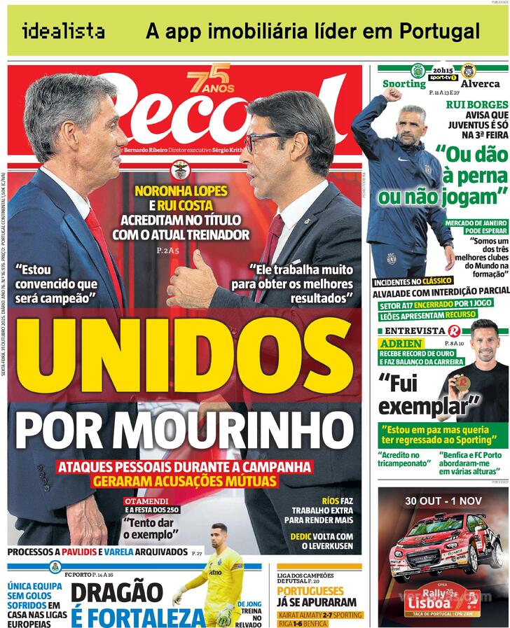 Capa Record - 2025-10-31