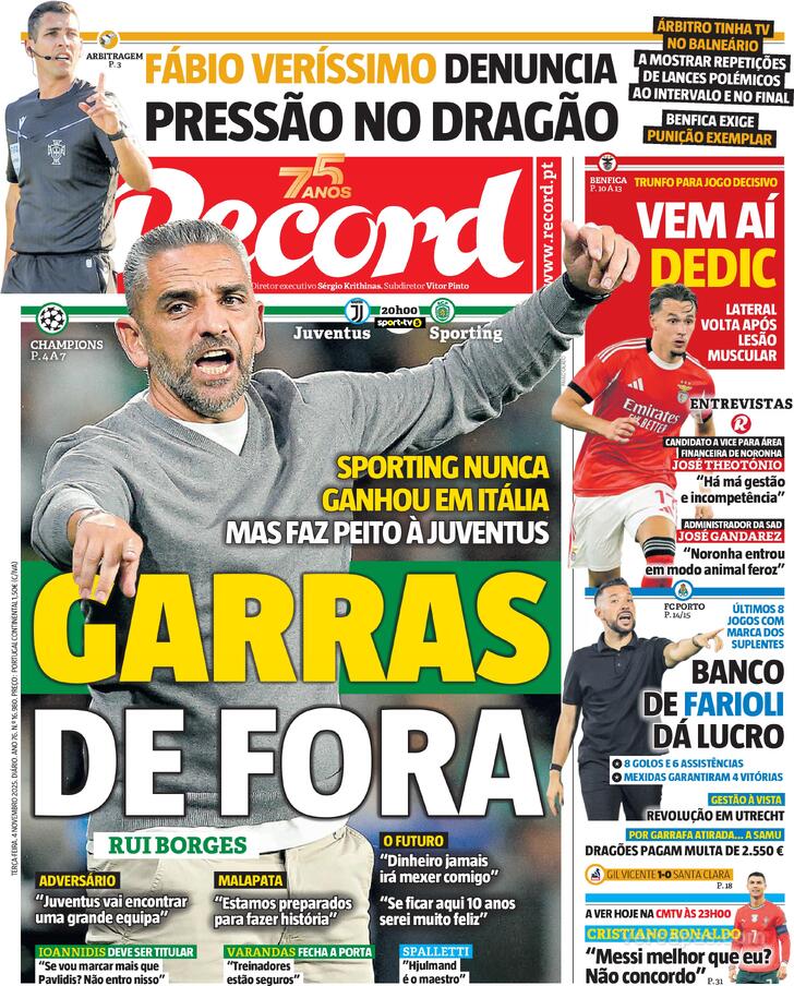 Capa Record - 2025-11-04