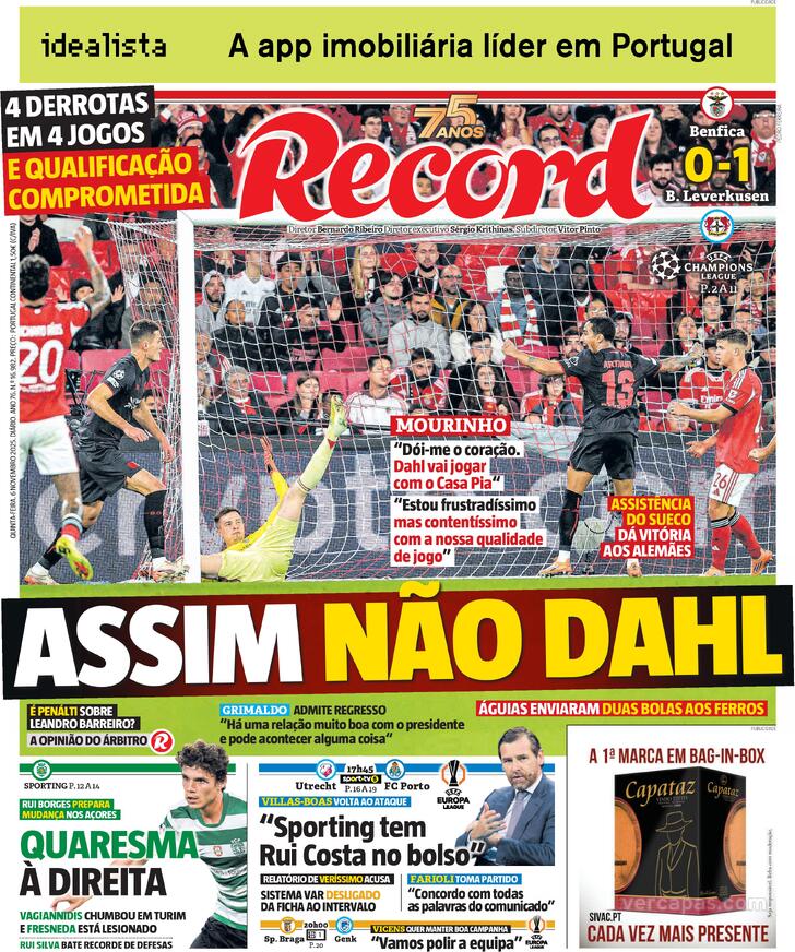 Capa Record - 2025-11-06