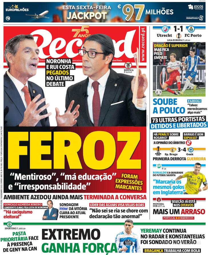 Capa Record - 2025-11-07