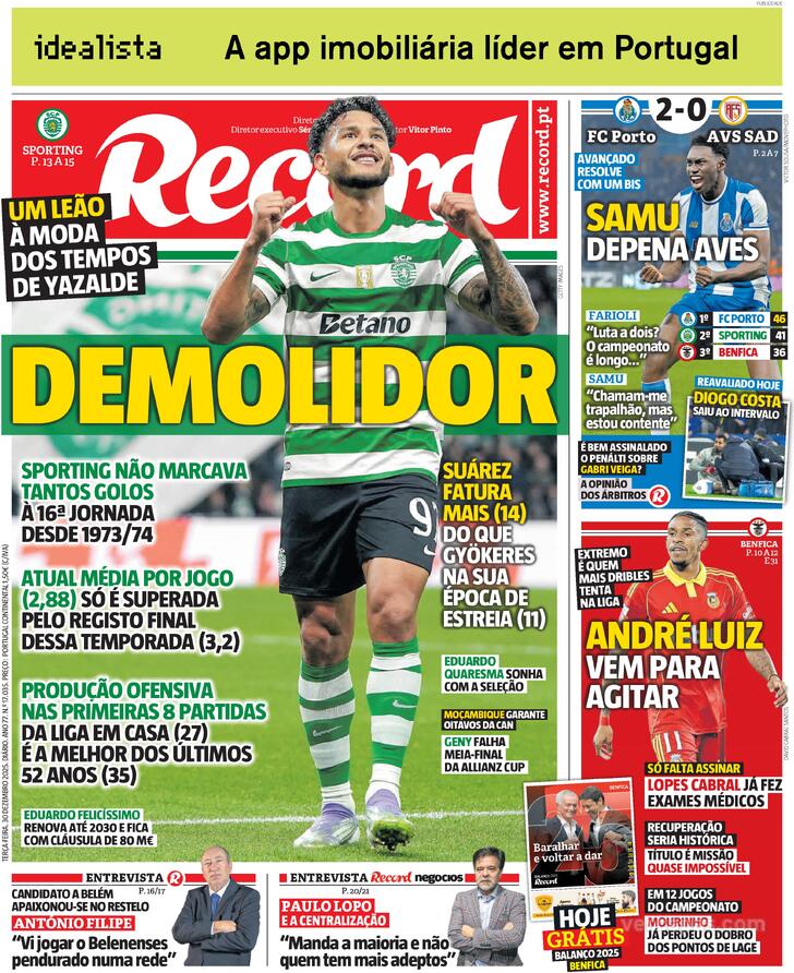 Capa Record - 2025-12-30