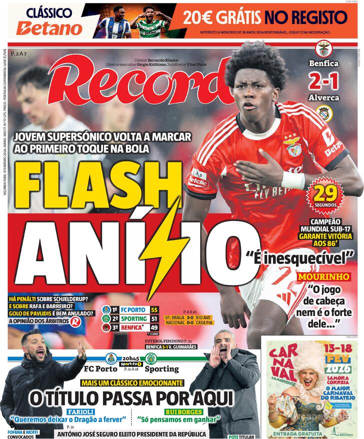Capa Record - 2026-02-09