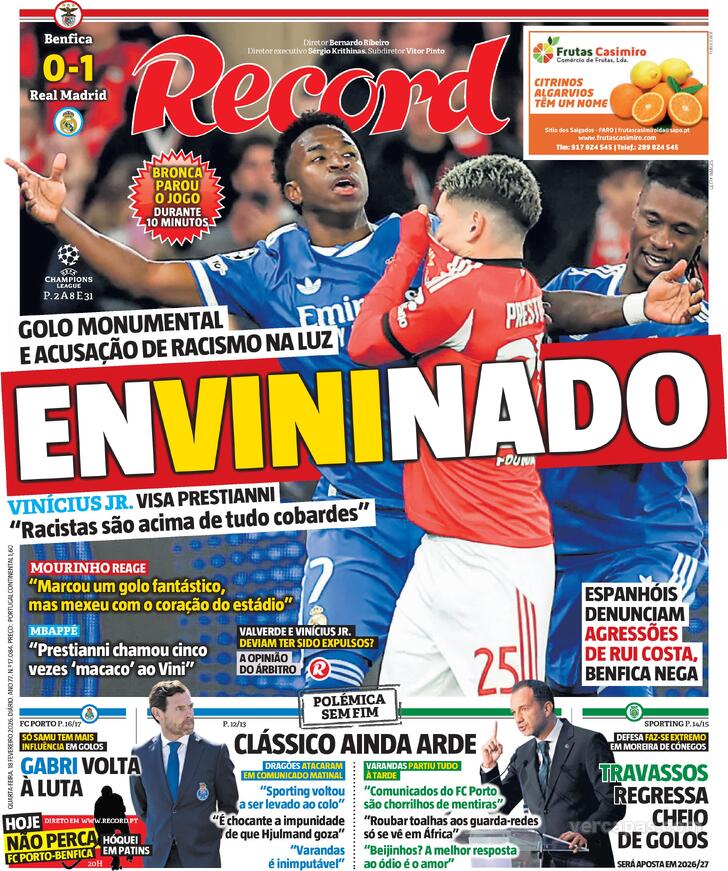 Capa Record - 2026-02-18