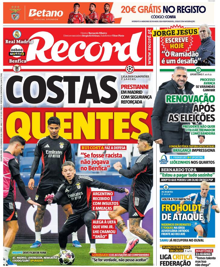 Capa Record - 2026-02-25
