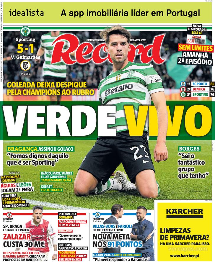 Capa Jornal Record - 2026-05-05
