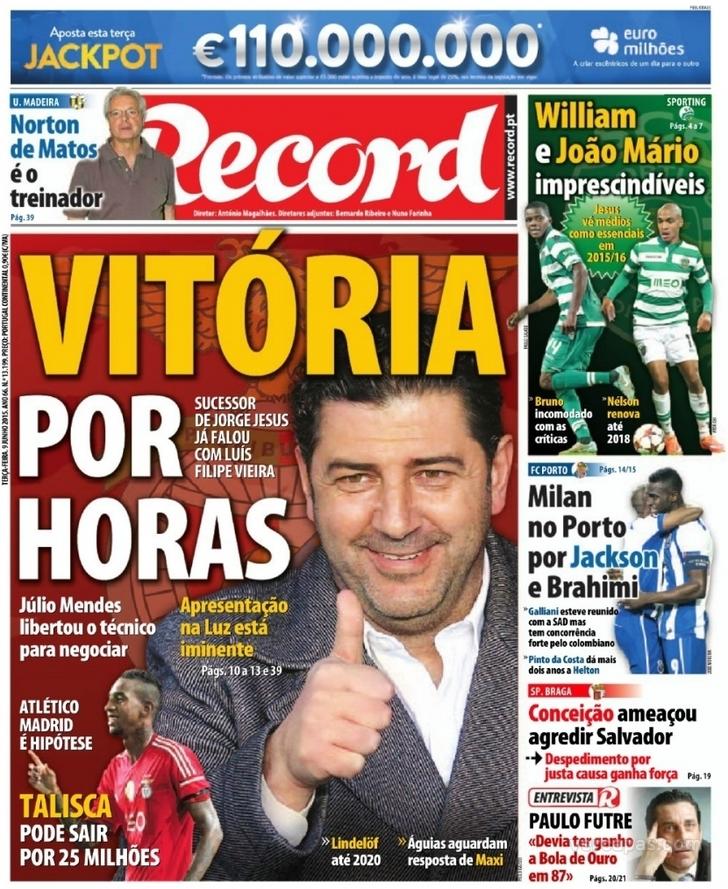 Capa Record - 2015-06-09
