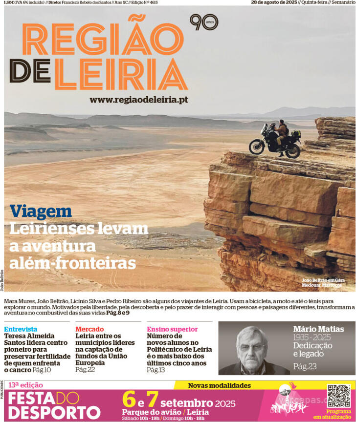 Capa Regio de Leiria - 2025-08-28