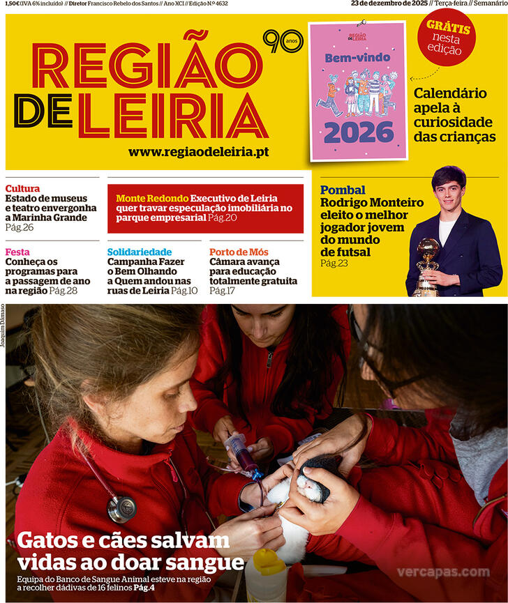 Capa Regi�o de Leiria - 2025-12-23