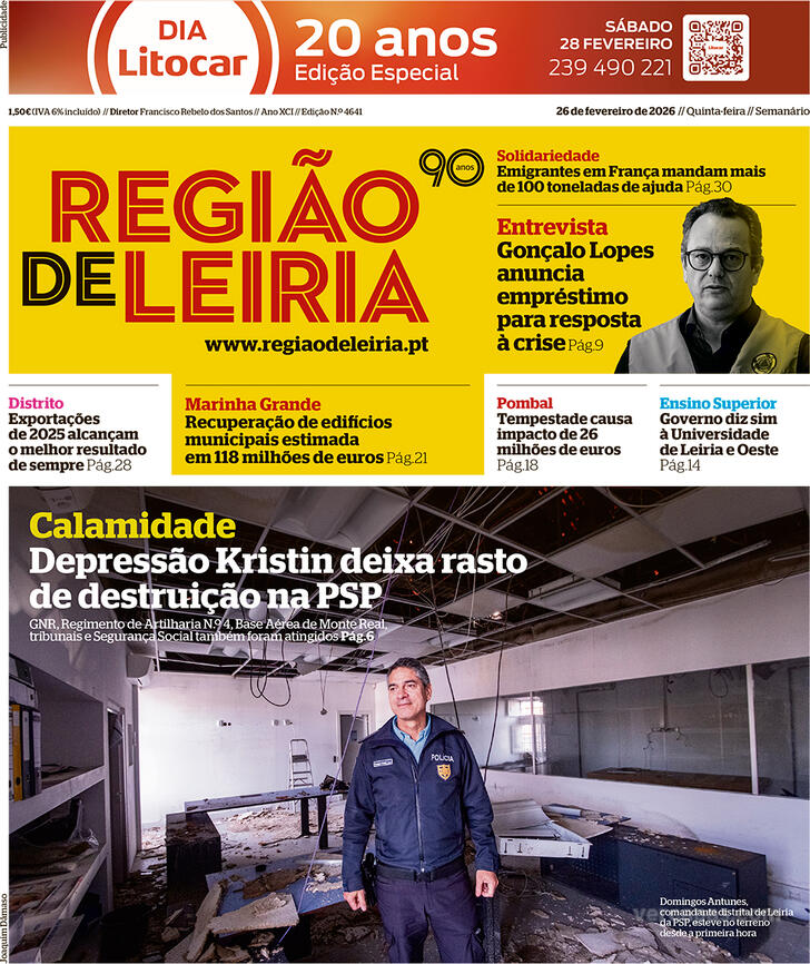 Capa Regi�o de Leiria - 2026-02-26