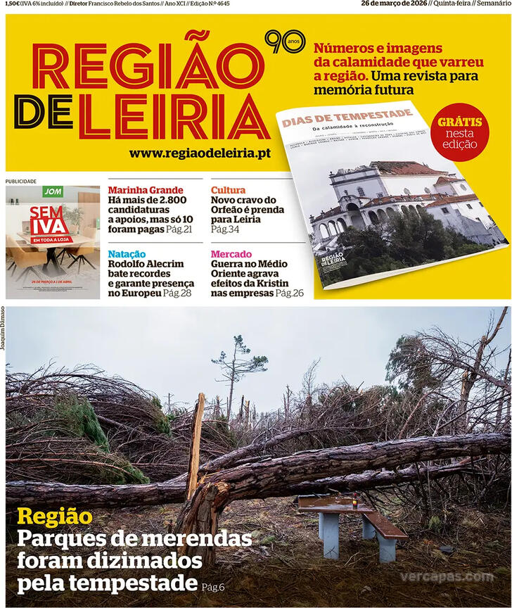 Capa Regi�o de Leiria - 2026-03-26