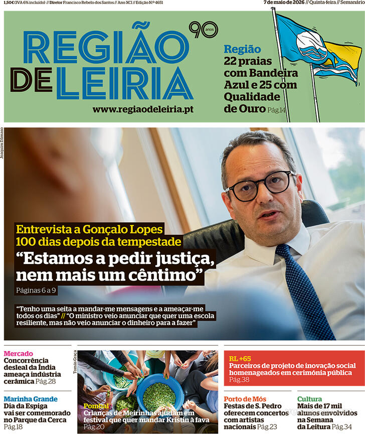 Capa Regi�o de Leiria - 2026-05-07