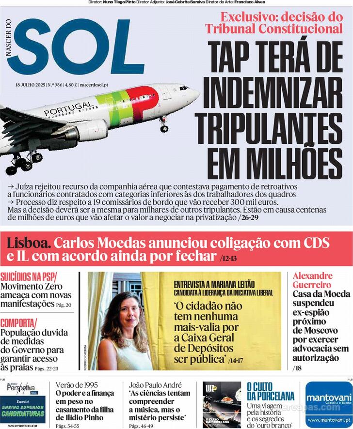 Capa SOL - 2025-07-18