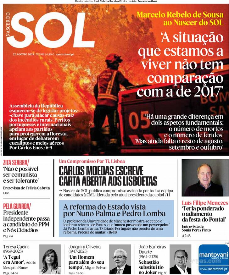 Capa SOL - 2025-08-22