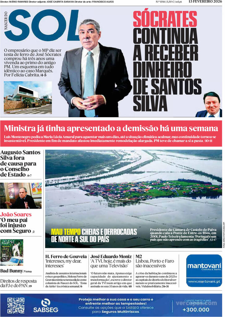 Capa SOL - 2026-02-13