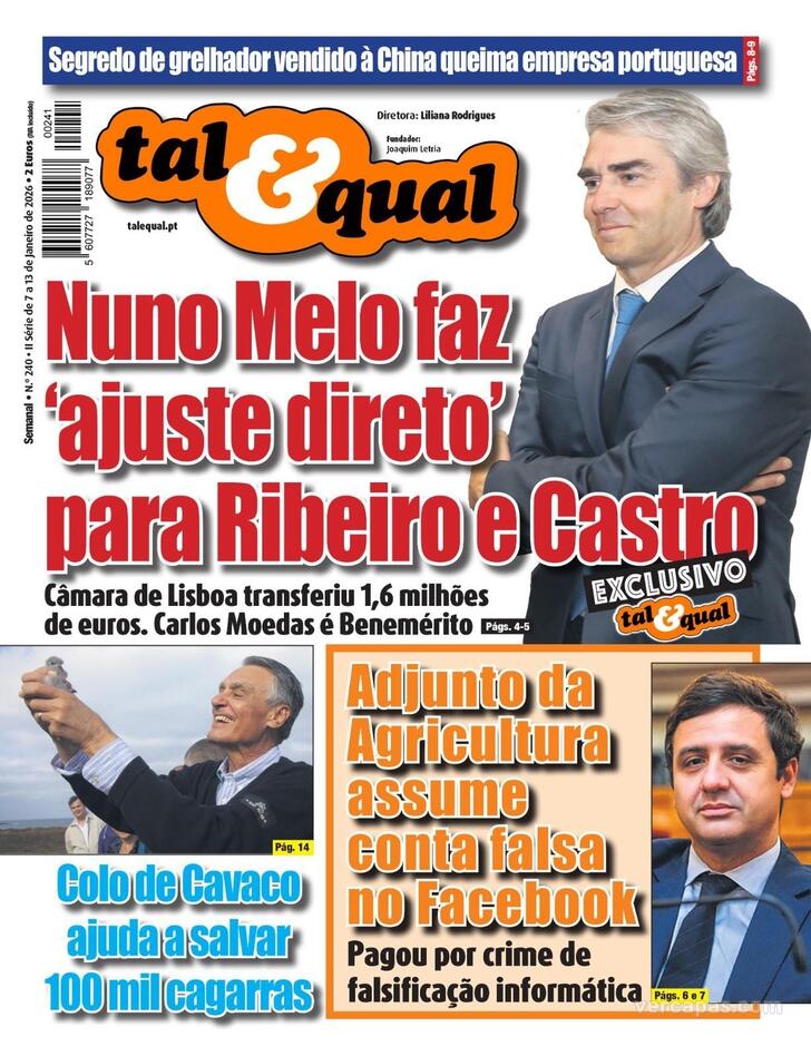 Capa Tal & Qual - 2026-01-07