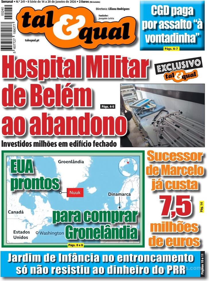 Capa Tal & Qual - 2026-01-14