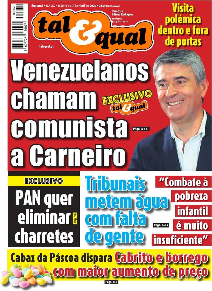 Capa Tal & Qual - 2026-04-01