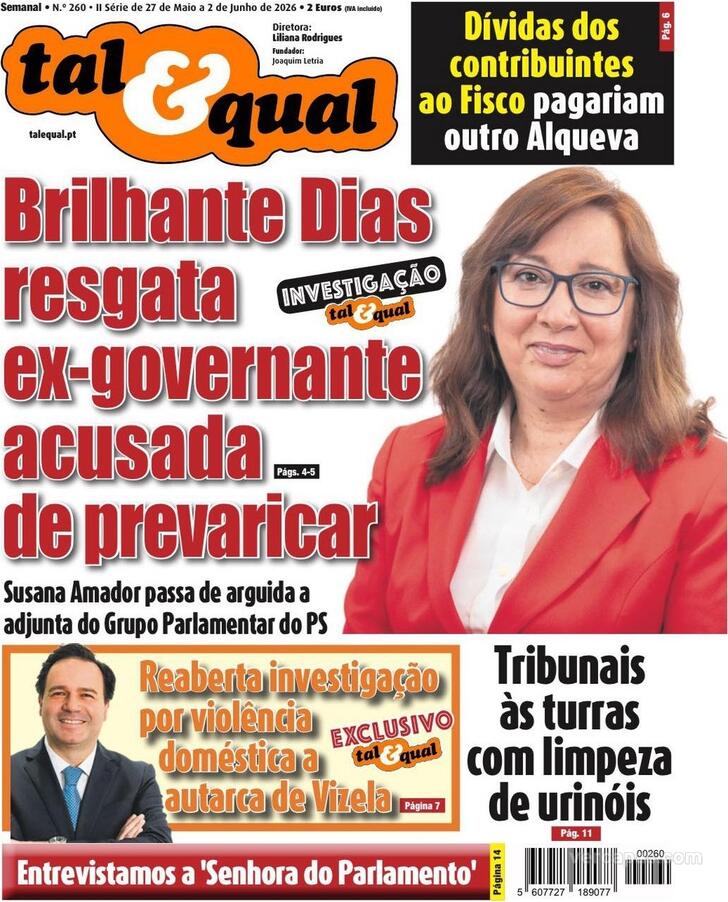 Capa Tal & Qual - 2026-05-27