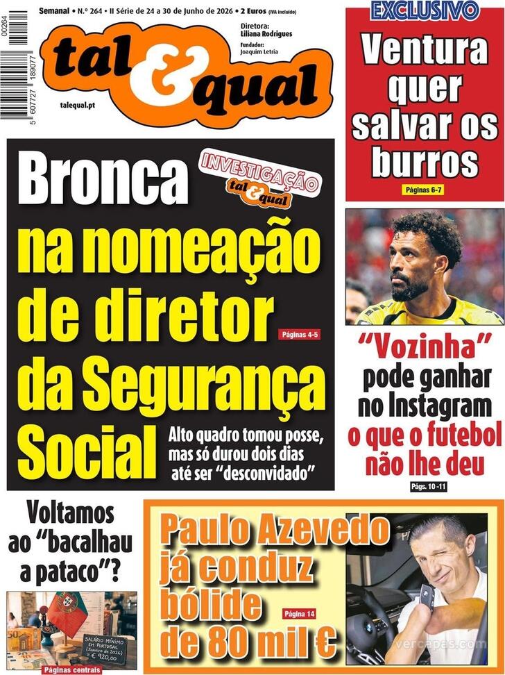 Capa Tal & Qual - 2026-06-24