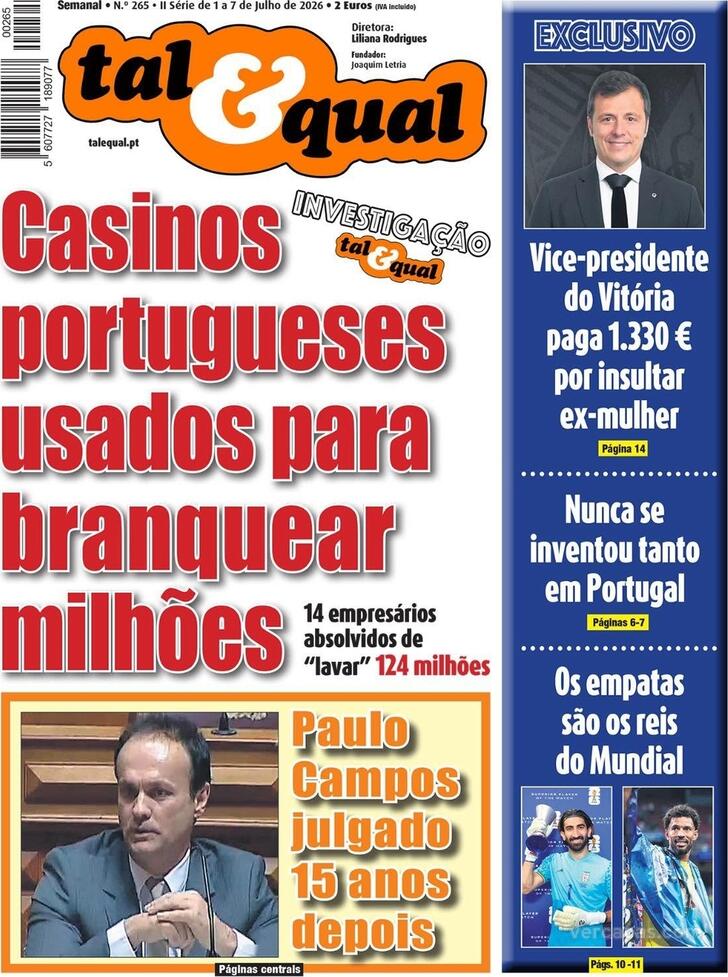 Capa Tal & Qual - 2026-07-01