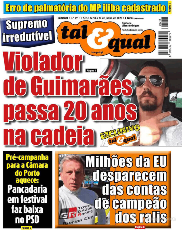 Capa Tal & Qual - 2025-06-19