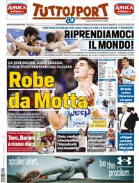 Capa Tuttosport de 2025-09-28
