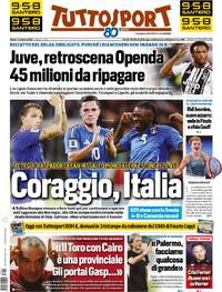 Capa Tuttosport de 2025-10-11