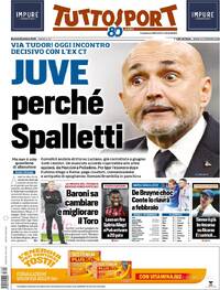 Capa Tuttosport de 2025-10-28