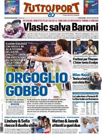 Capa Tuttosport de 2025-12-14