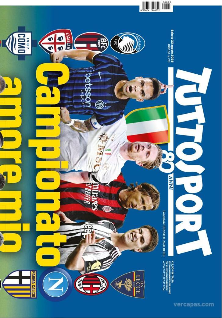 Capa Tuttosport - 2025-08-23