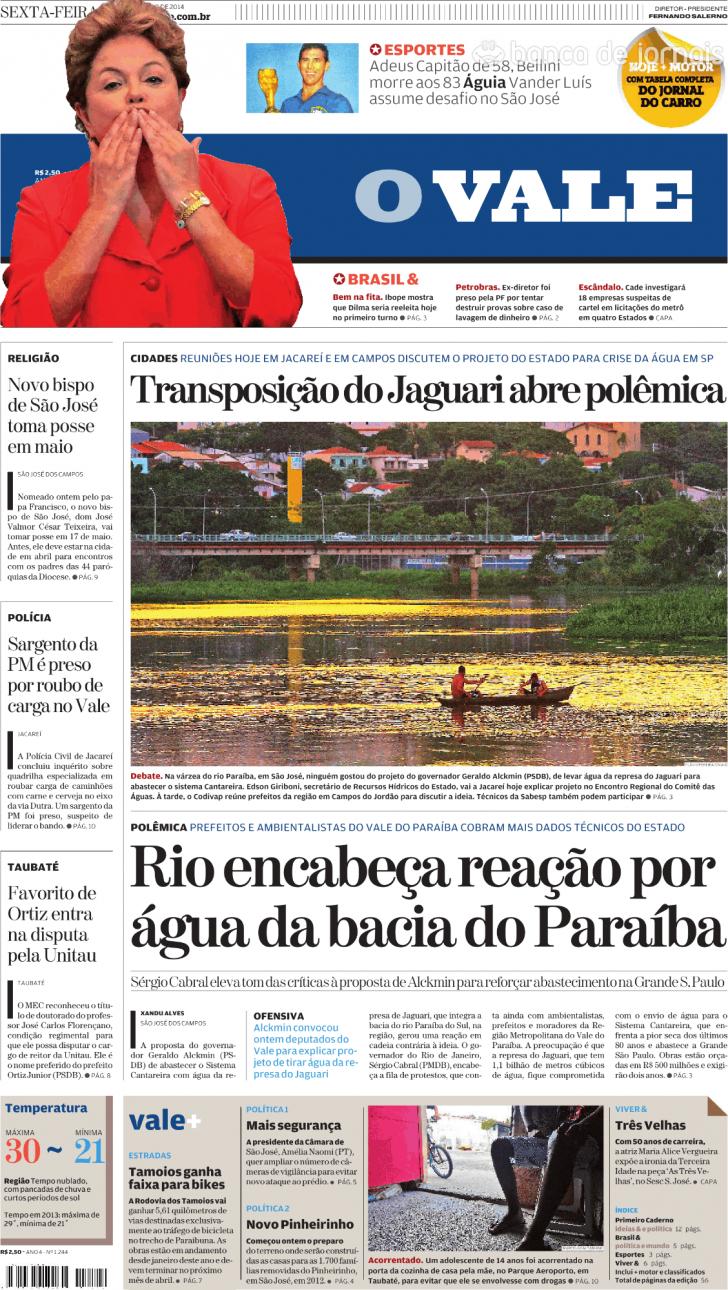 Capa ValeParaibano - 2014-03-21
