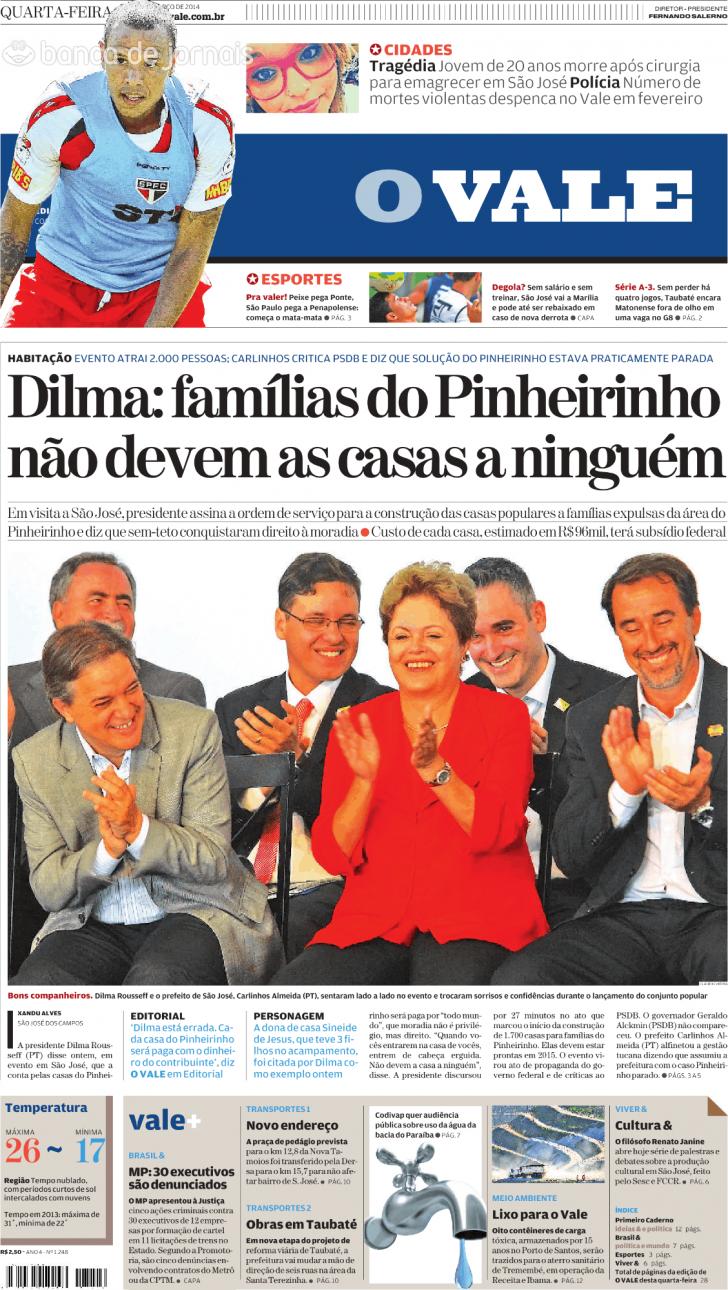 Capa ValeParaibano - 2014-03-26