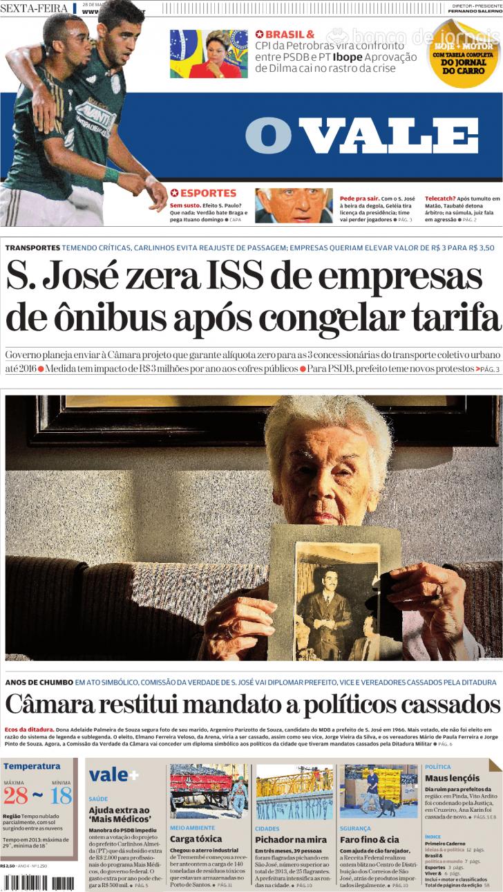 Capa ValeParaibano - 2014-03-28