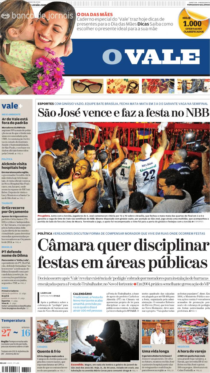 Capa ValeParaibano - 2014-05-03